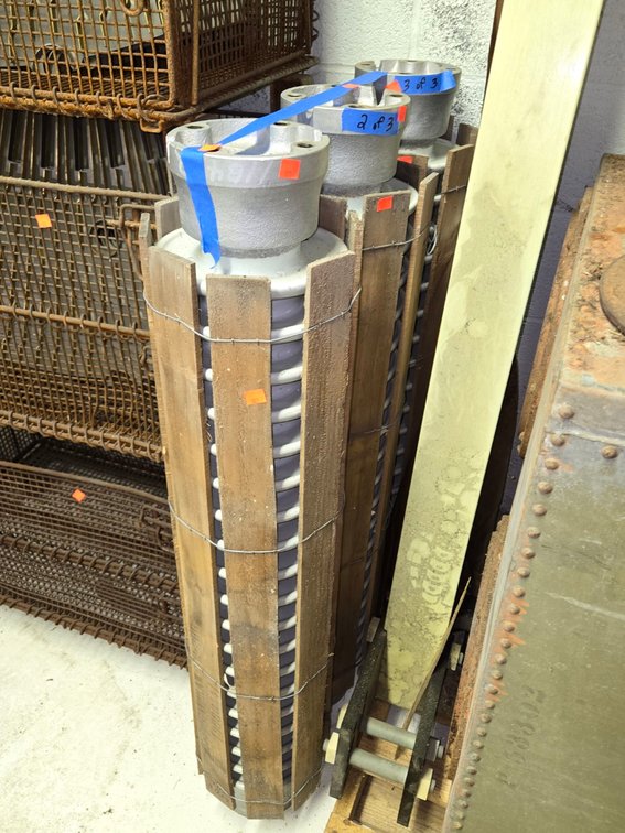 (3) Insulators-Central Rm (By Scrap Wood Lot)