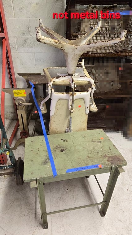 (5) pcs Misc. Antique Furniture-Central Rm (By Scrap Wood Lot)