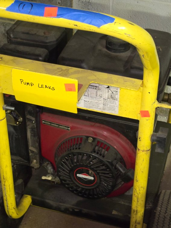 Pressure Washer-READ NOTES-Central Rm