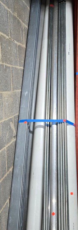 Conduit, 6" x 10' PVC Pipe, Unistrut-Central Rm