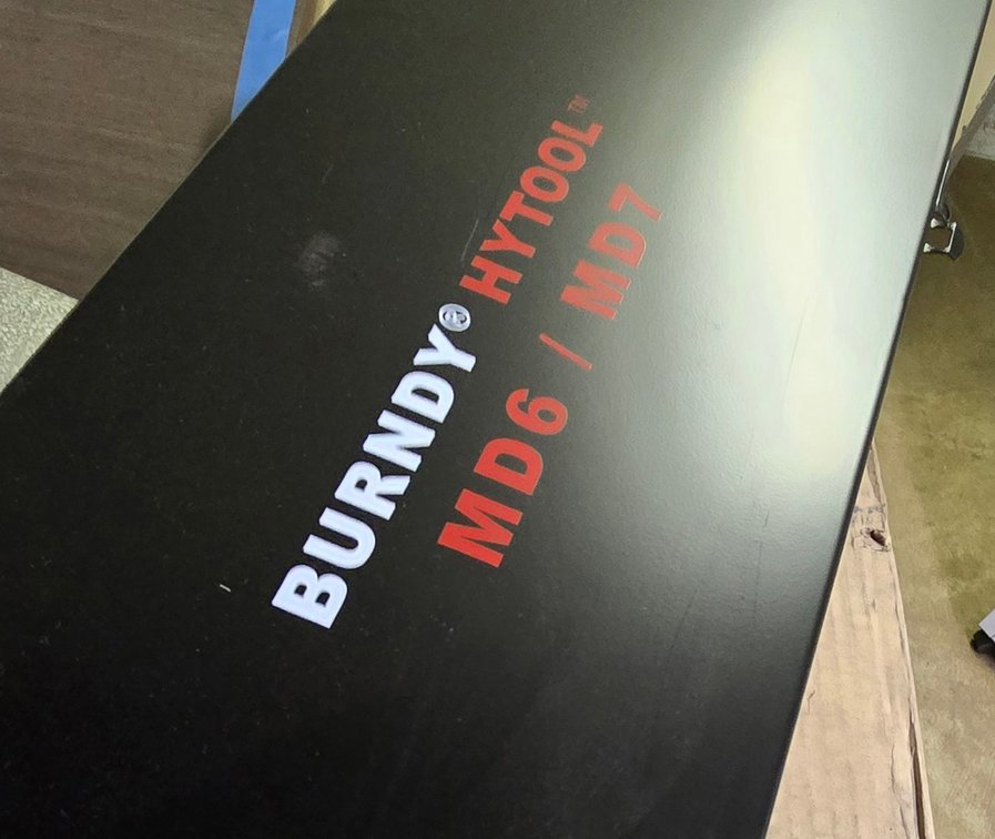 (2) NEW Burndy Hytool Metal Cases-EMPTY-Central Rm