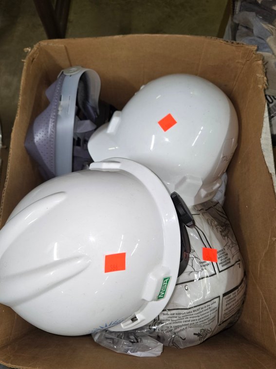 Box PPL Safety Hard Hats-Central Room