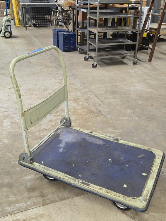 Rolling 4-Wheel Platform Cart-Central Rm