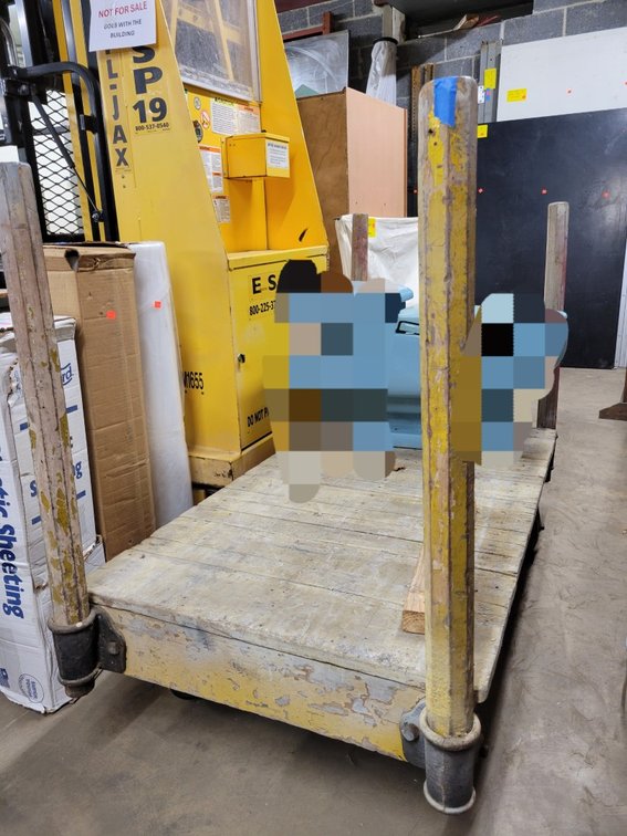 Industrial Rolling Platform Cart - Central Rm