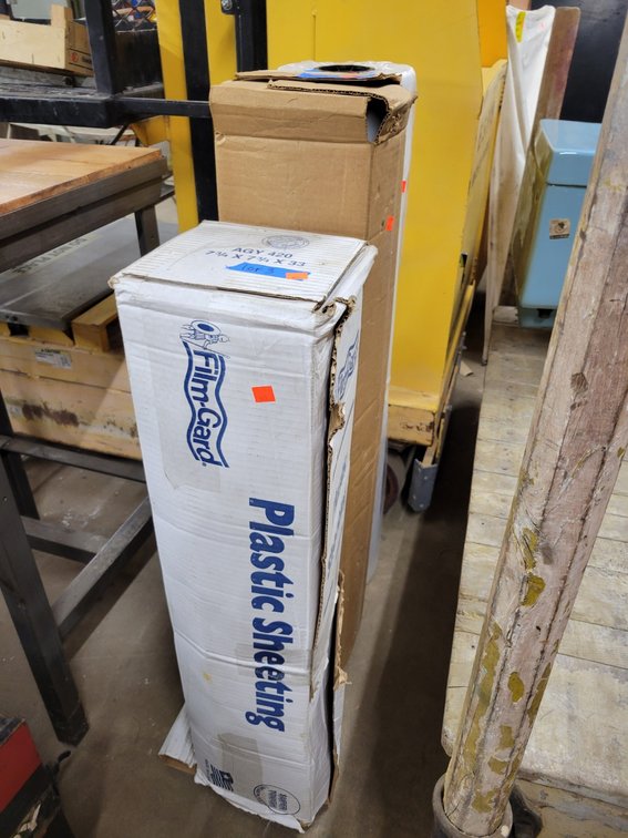 (3) Rolls Plastic Sheeting-Central Room