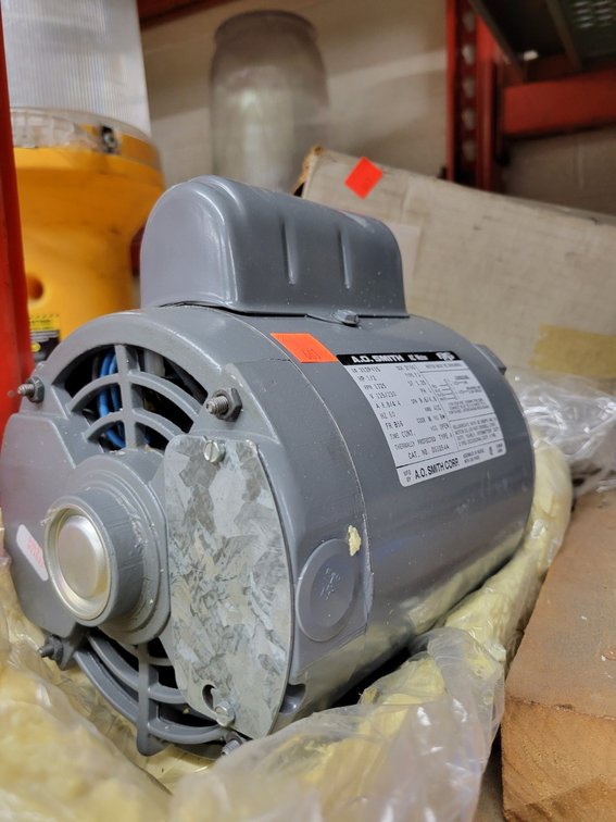 2-Stage Air Compr. Motor Pump, Pulley-Central Rm