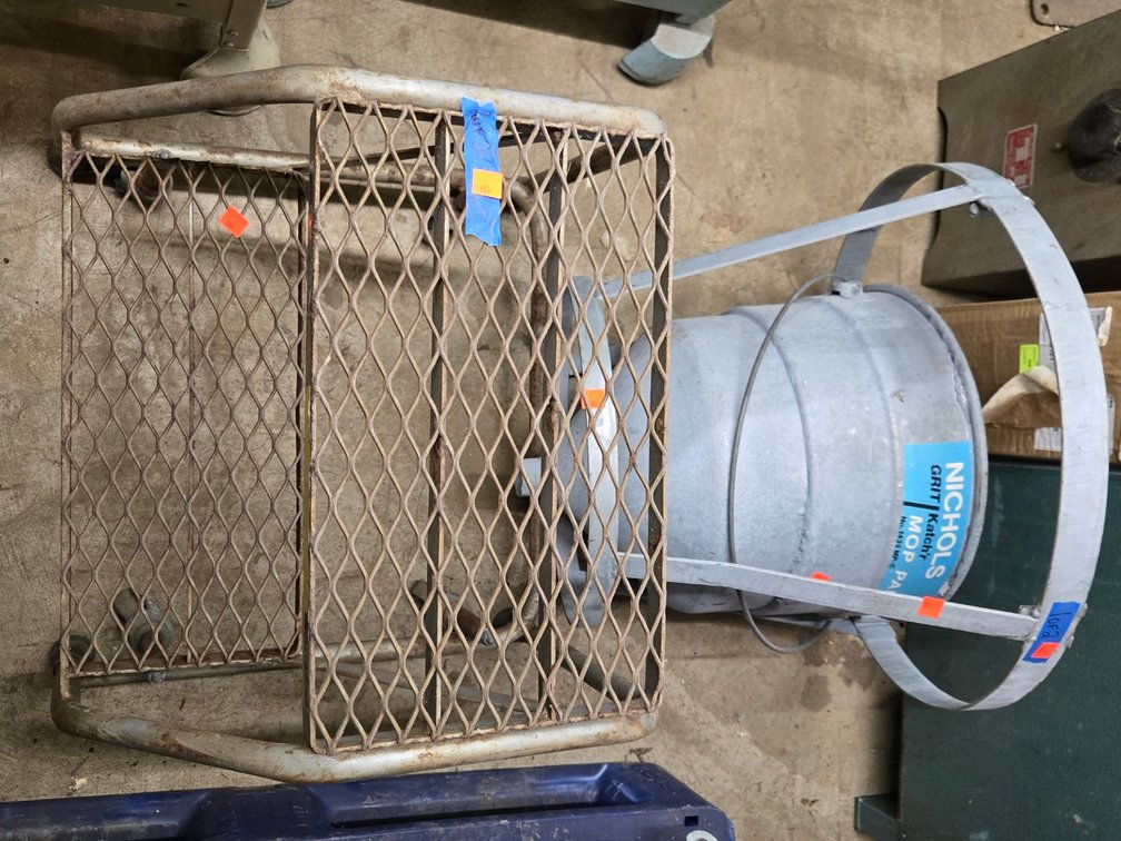 (2) Items: 2-Step Stand, Mop Pail-Cent Rm