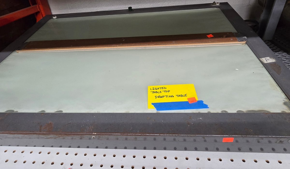Lighted Tabletop Drafting Table-Central Room