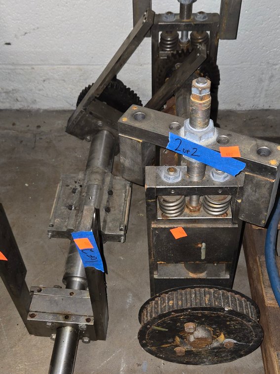 (2) Stainless Steel Adj Rollers, Use Unknown-Central Room