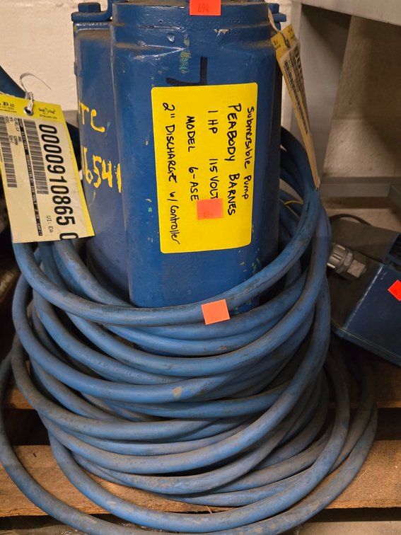 Peabody Barnes Submersible Pump-Central Room