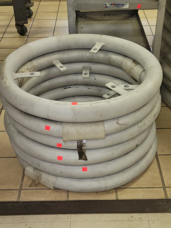 (6) Aluminum Tubular Corona Rings - Upstairs