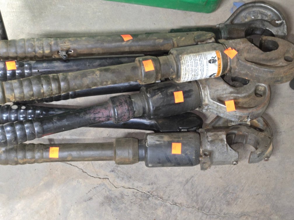 Hand-Held Burndy Crimpers - Well Room