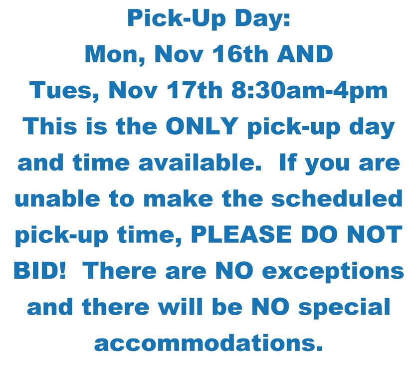 Auction information