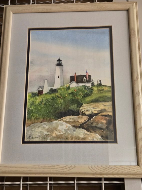 F. Burd, "Maine Lighthouse"