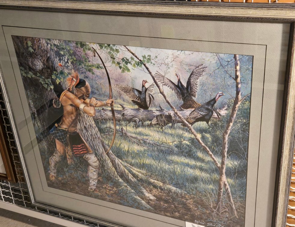 Jack Paluh, "Native American Hunting Turkeys"