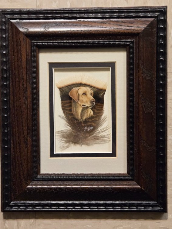Melissa Ball, "Yellow Lab"