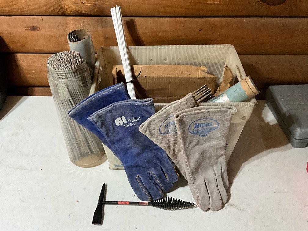 Tote of Welding Items