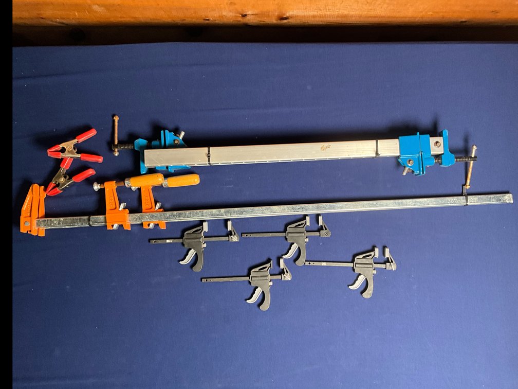 Steel Bar Clamp Lot