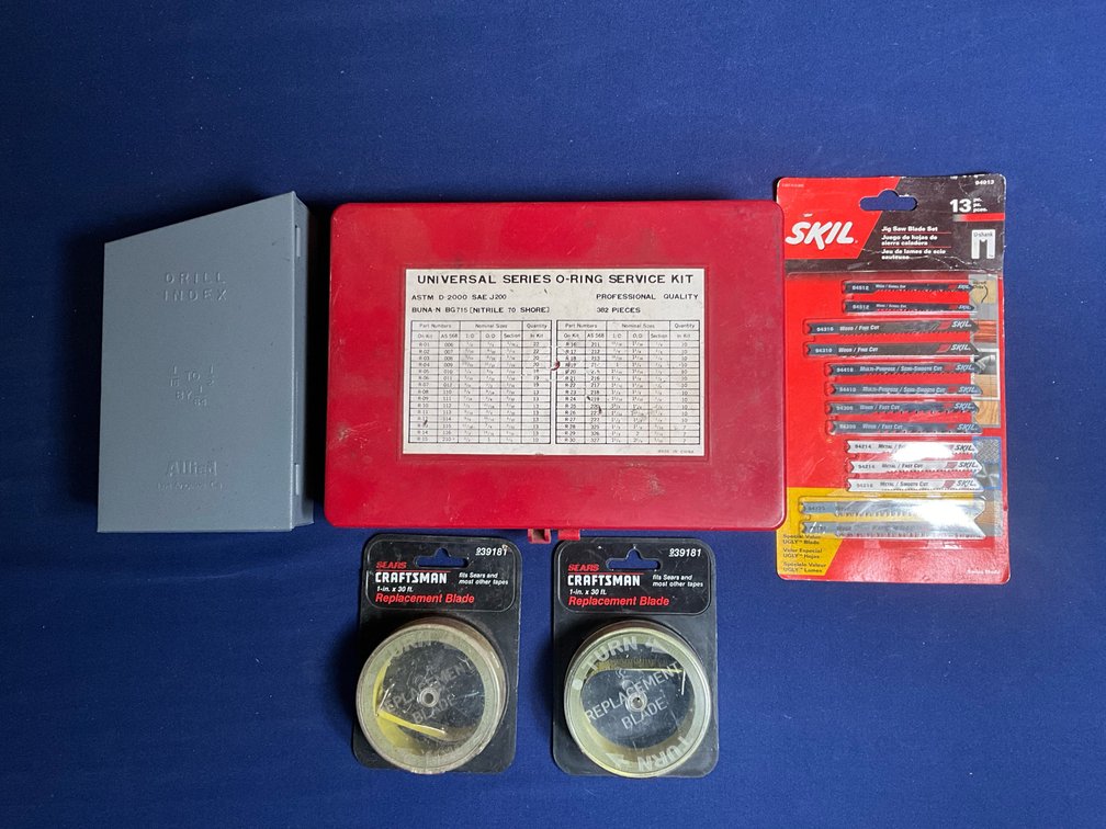 Drill Bits/ O Ring Kit/ Jig Saw Blades
