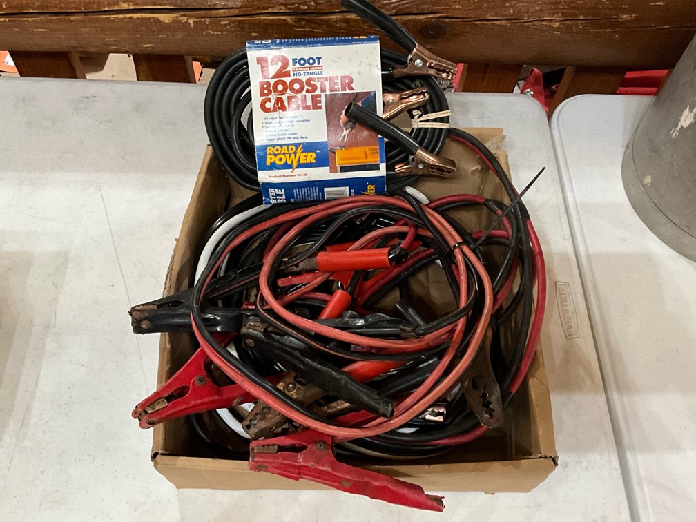 Lot of 4 Booster Cables