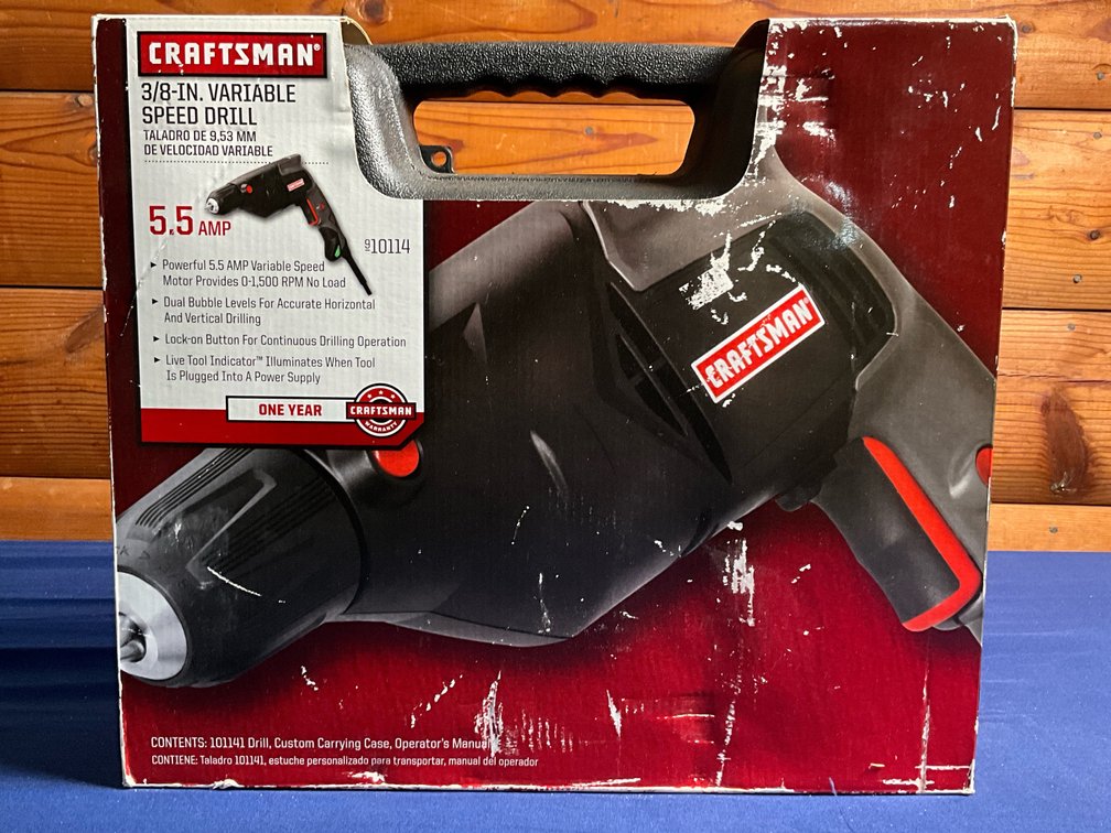 New in Box Craftsman 3/8" Drill