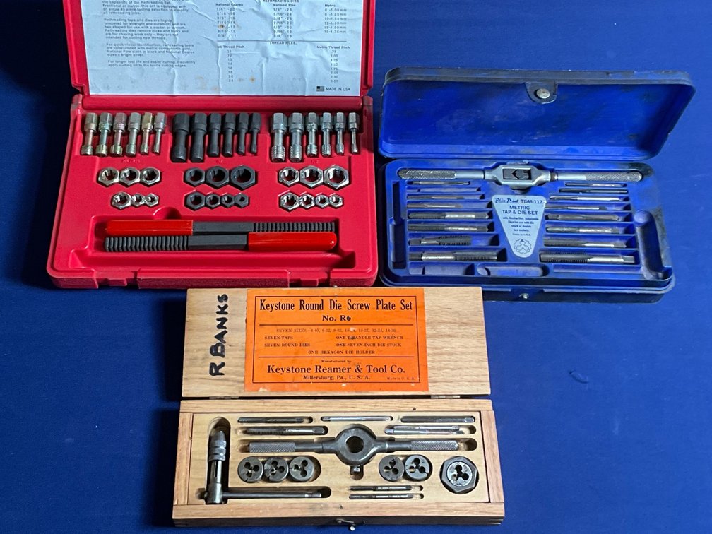 Lot of Tap and Die Sets