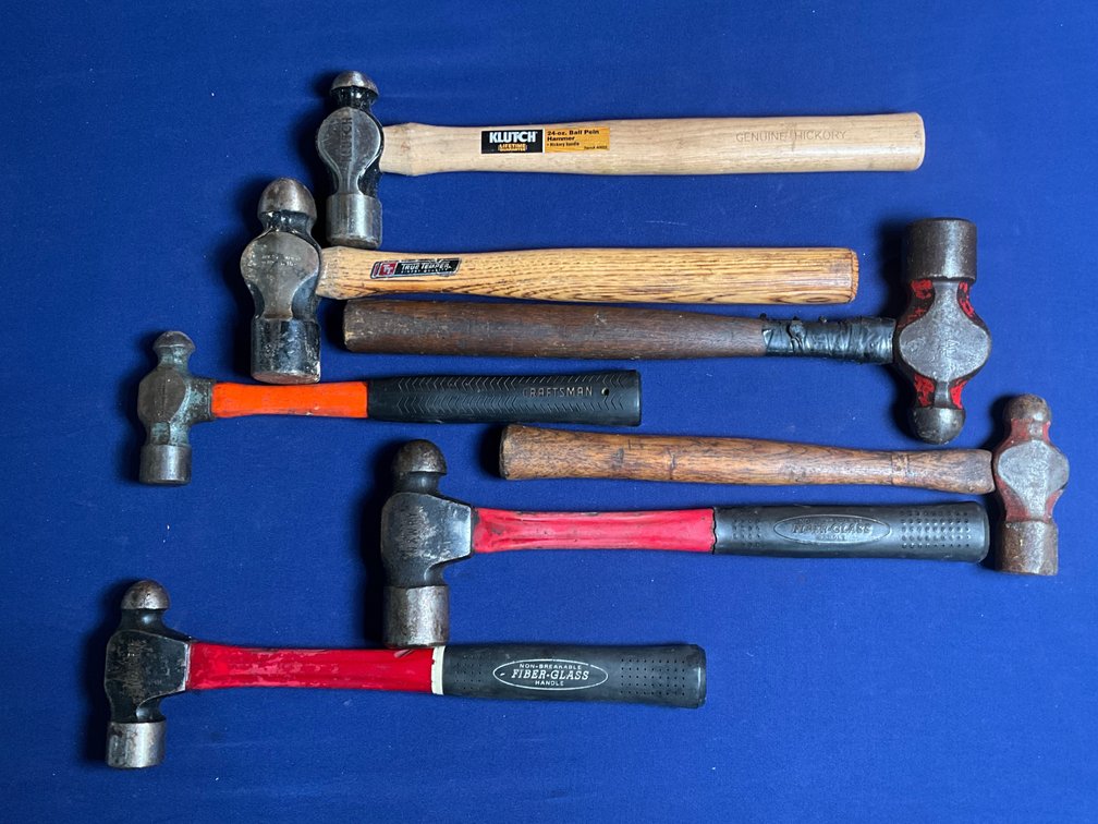 7 Ball Peen Hammers