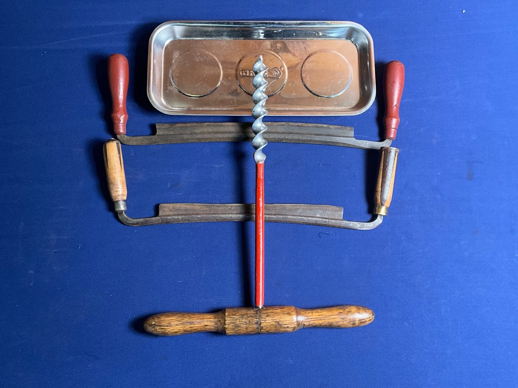Magnetic Parts Holder/ 2 Draw Blades/ Hand Auger