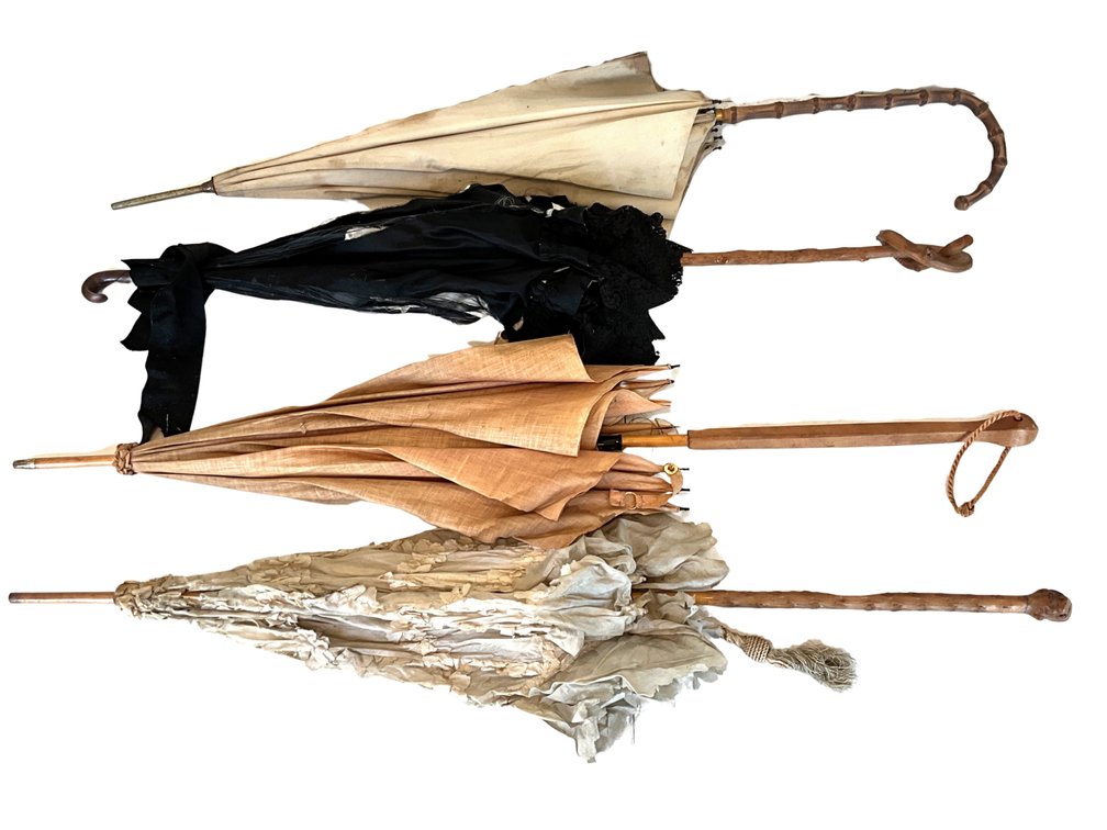 Four Decorative Parasol Umbrellas