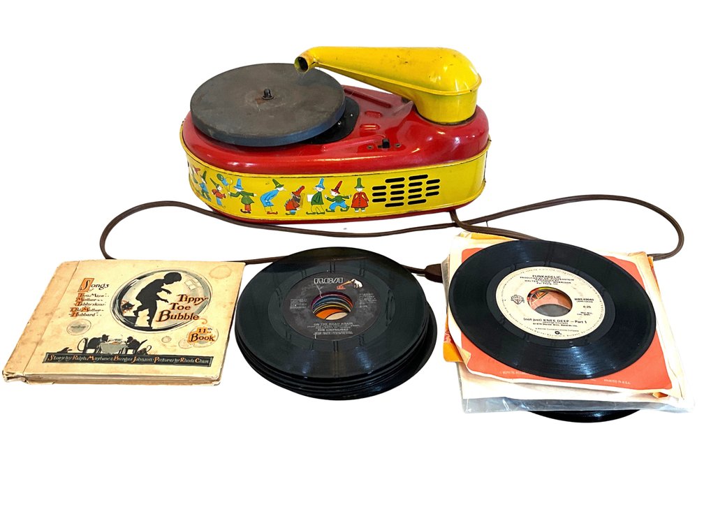 Children’s Record Player with 45 RPM Records