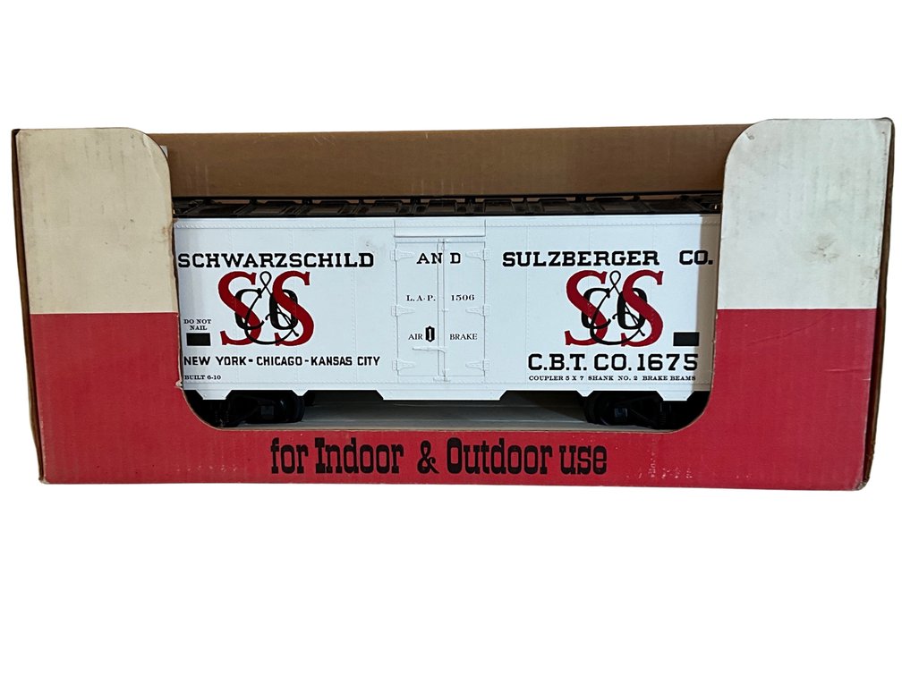 MDC G Scale Schwarzschild and Sulzberger Refrigerated Boxcar