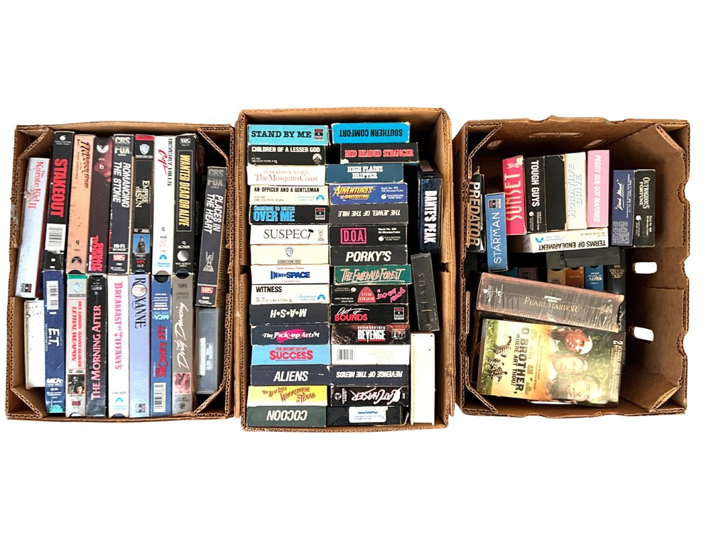 Large Collection of VHS Movies