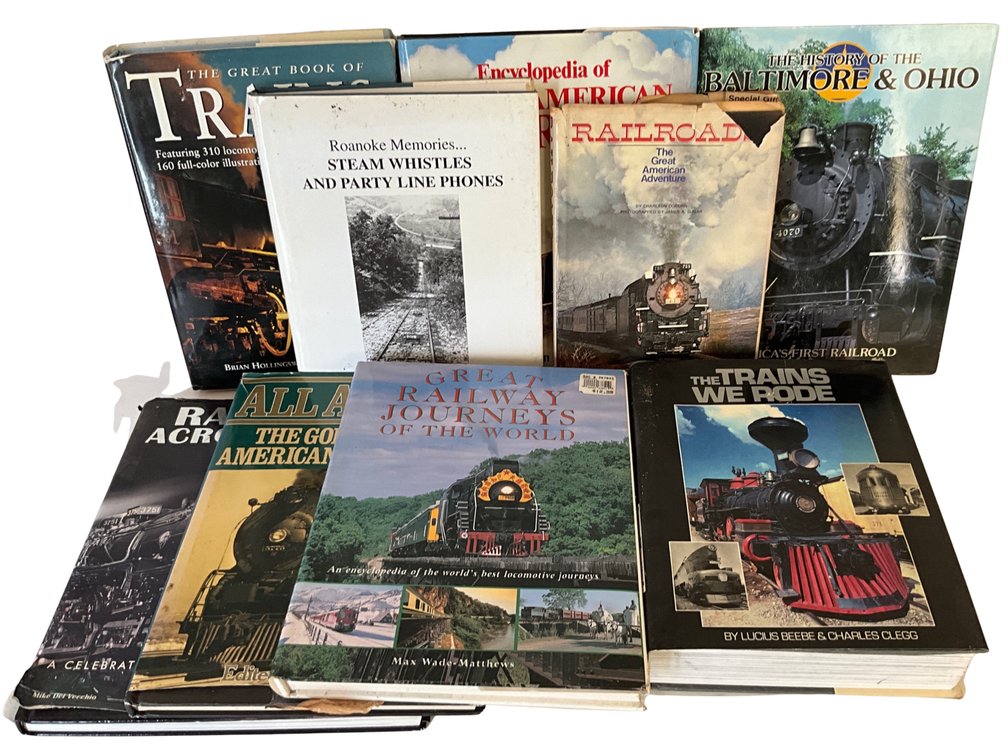Railroad & Train History Book Collection