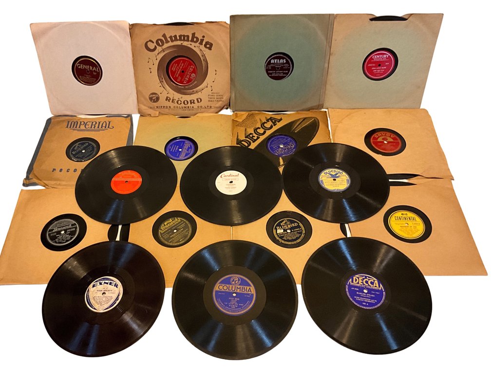 Eighteen 78 RPM Records