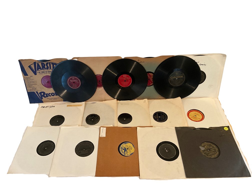 Sixteen 78 RPM Records
