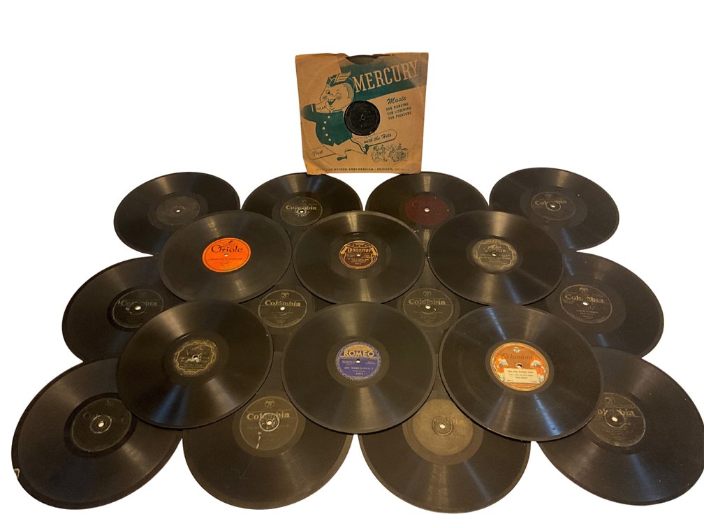 Nineteen 78 RPM Records