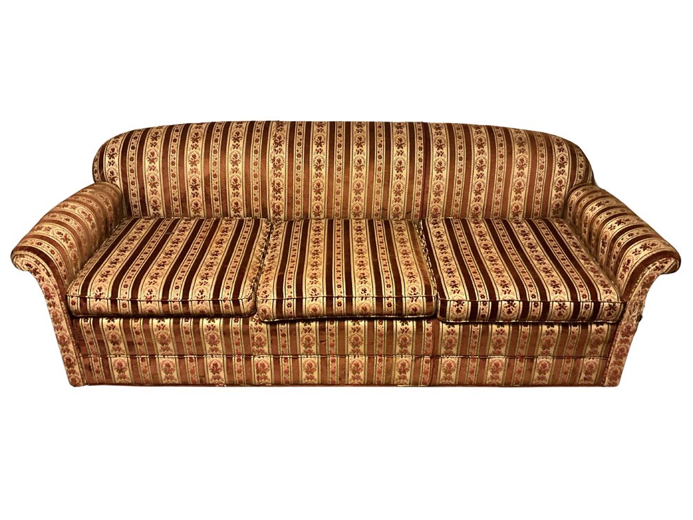 Floral Stripe Sleeper Sofa