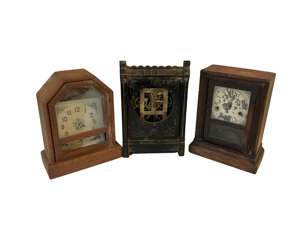 Three Mantel Clocks