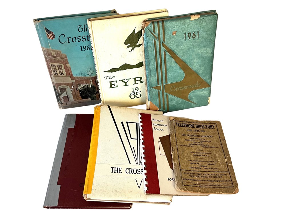 School Yearbooks & 1928 Lee Telephone Company Directory