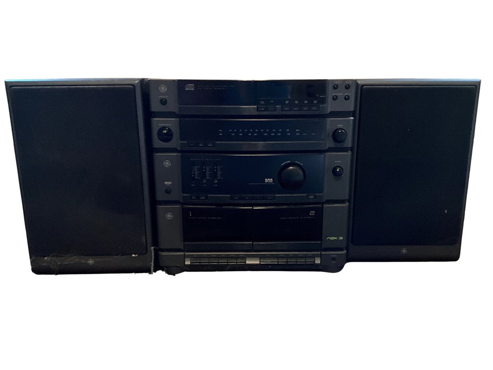 GE Stereo System with Speakers