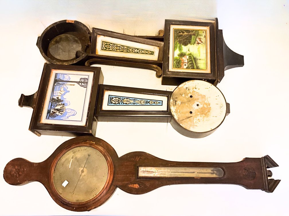Decorative Wall Clock Cases and Barometer
