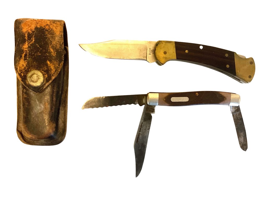 Buck 112 Folding Knife and Old Timer Pocket Knife