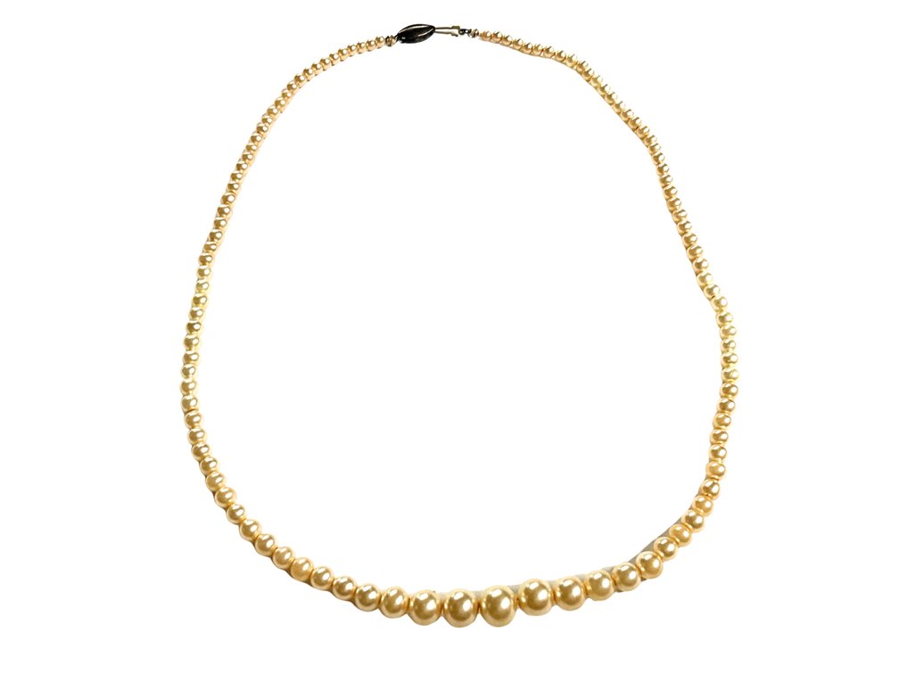 Cream Pearl Strand Necklace