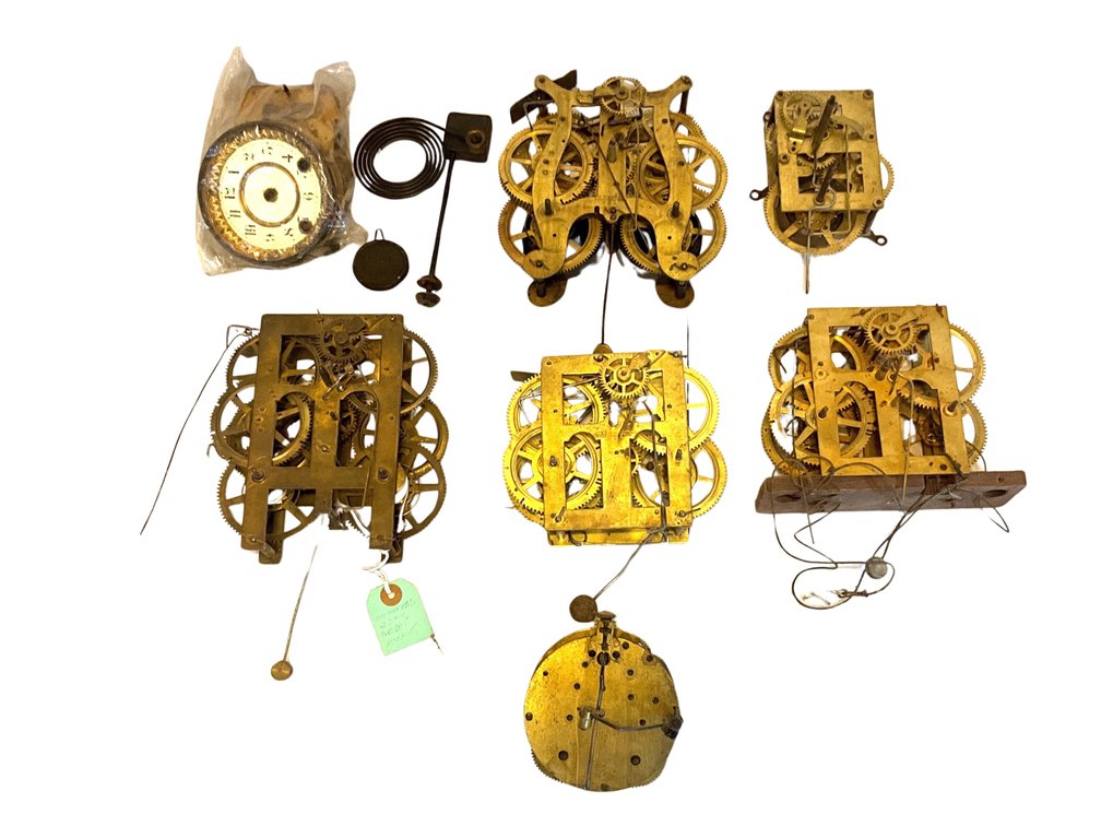 Brass Clock Movements & Parts