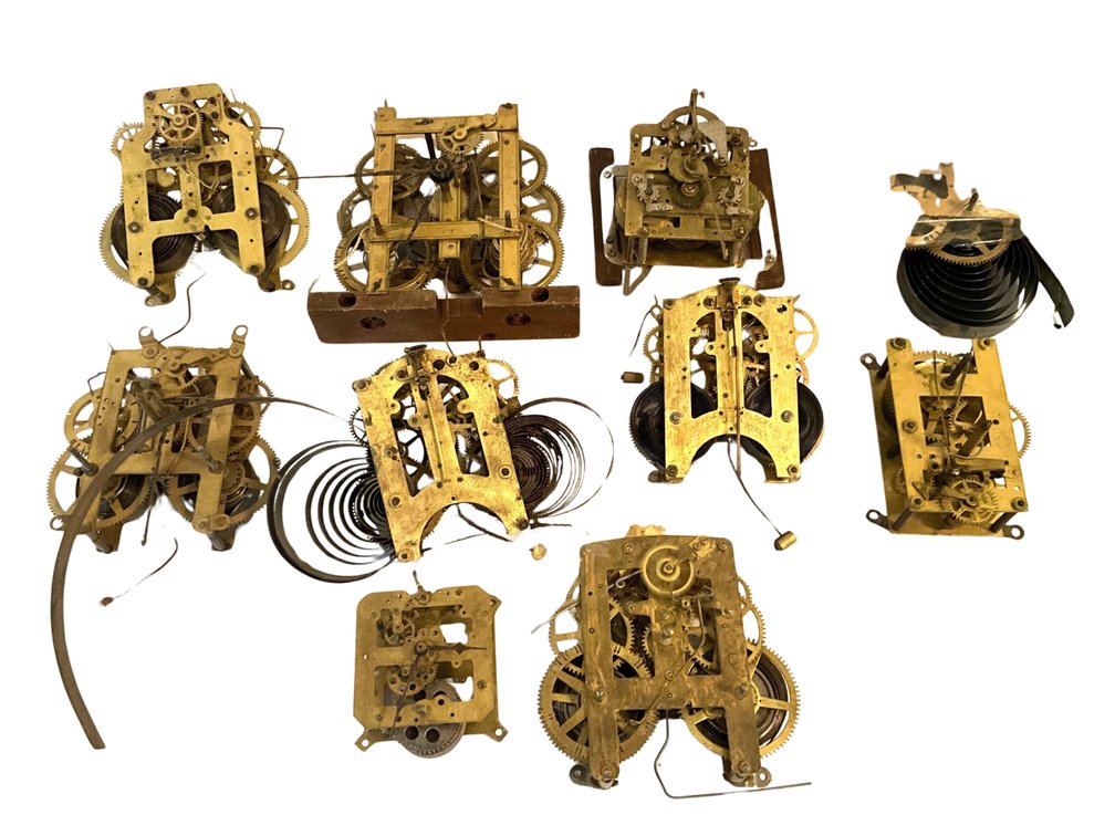 Brass Clock Movements & Springs