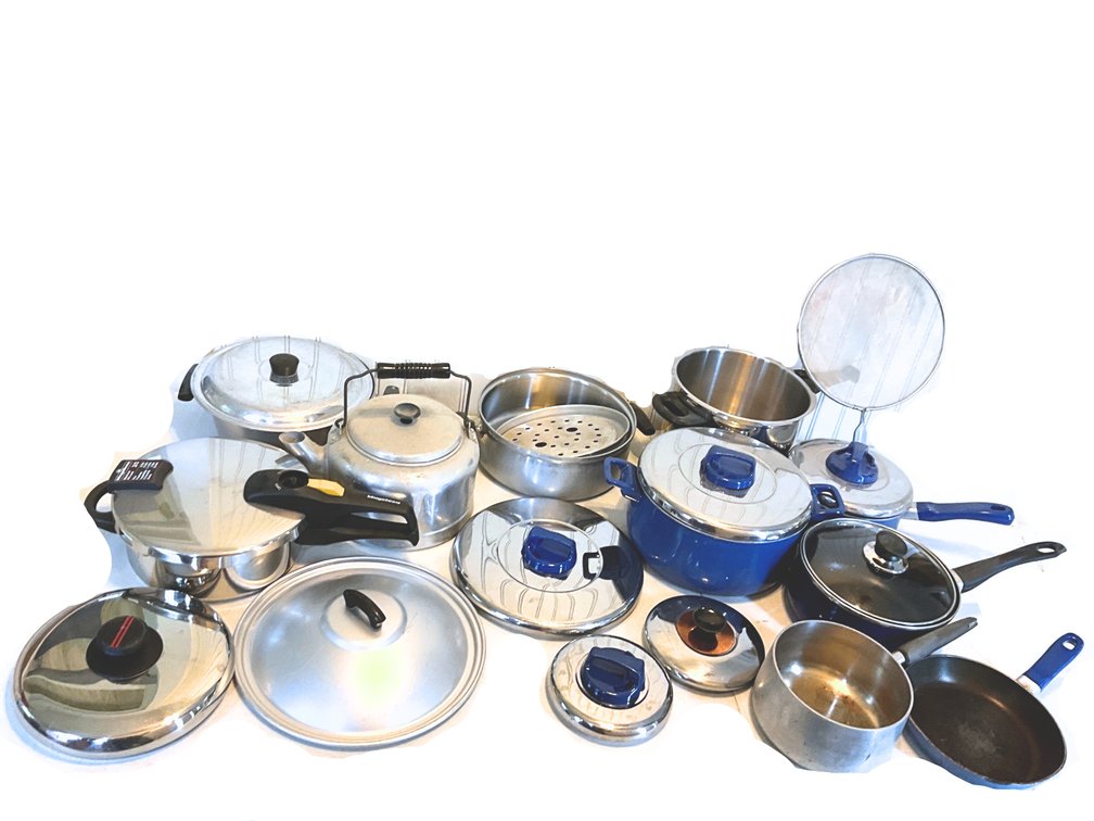 Cookware, Pots, Pans & Lids