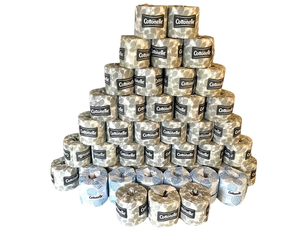43 Rolls of Cottonelle Bathroom Tissue