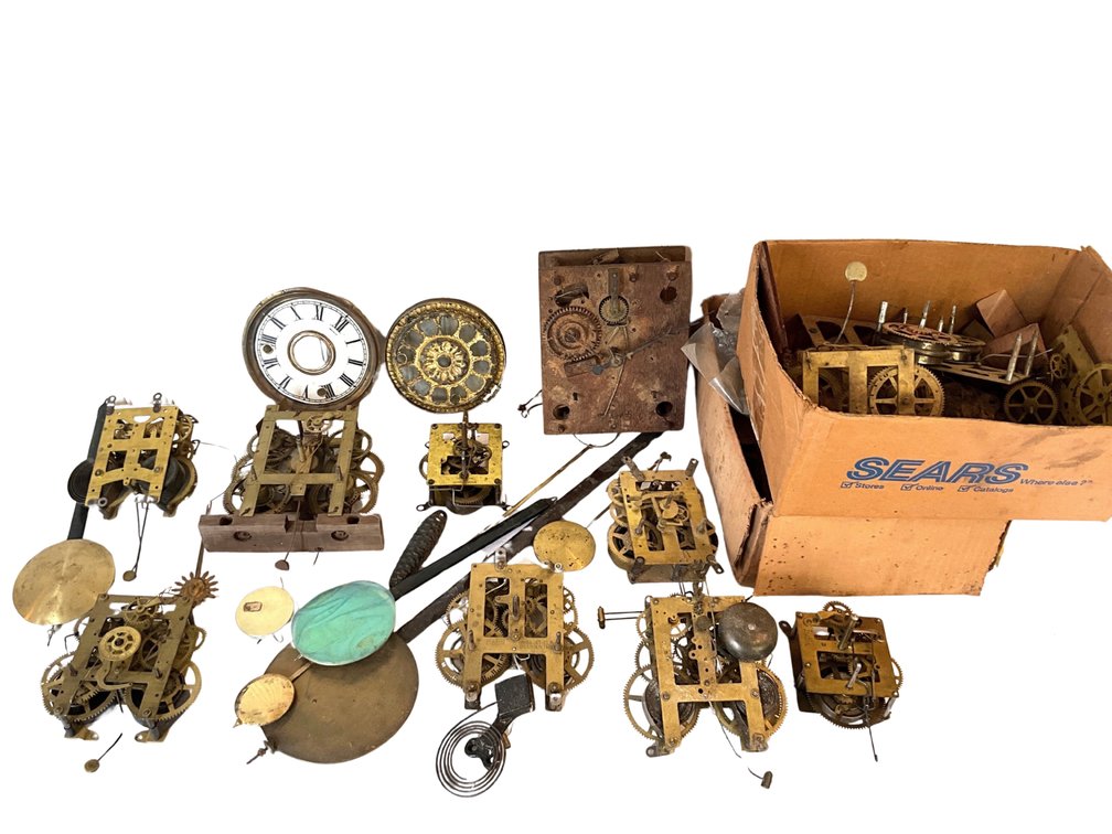 Clock Movements, Dials & Pendulum Parts