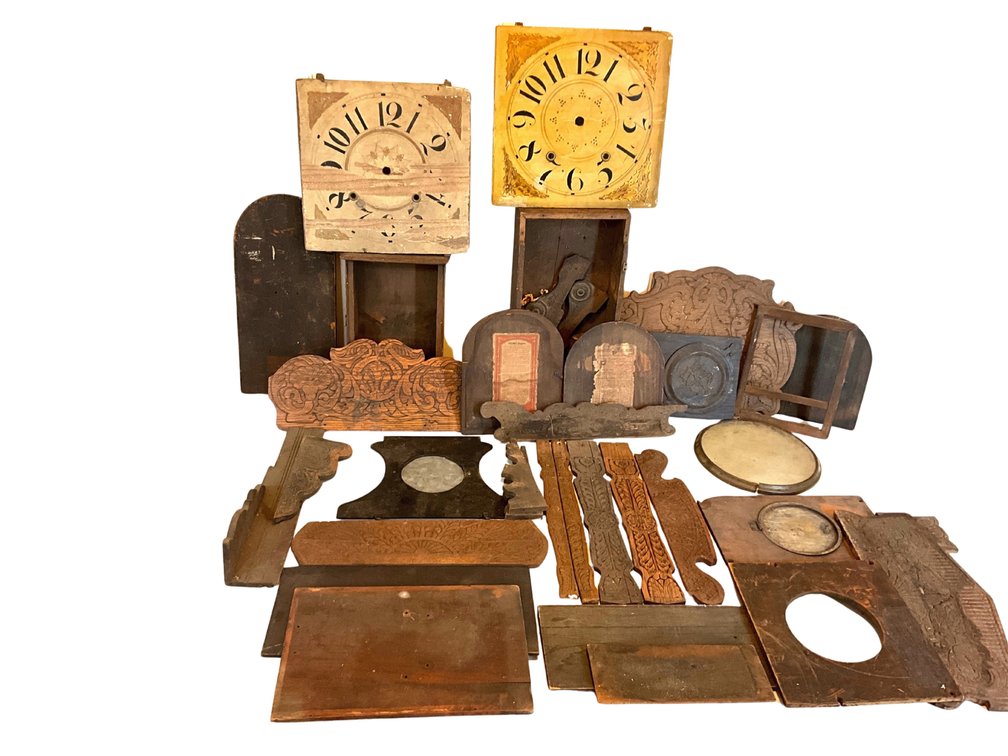Wooden Clock Cases, Dials & Parts
