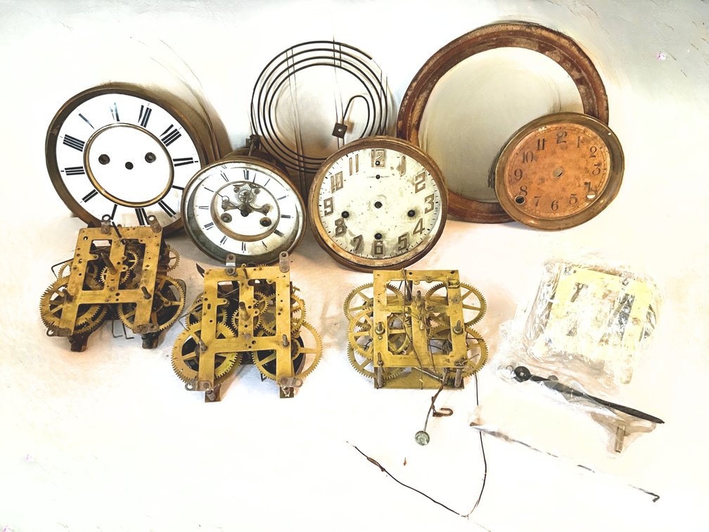 Clock Parts, Faces & Movements